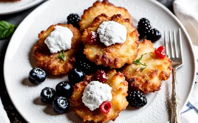 Recette facile et rapide de beignets de fromage blanc (sirniki) pour un goûter gourmand