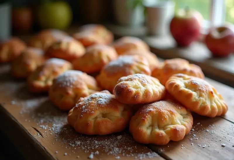 Délicieux Beignets de Pommes Marinés à la Fleur d'Oranger