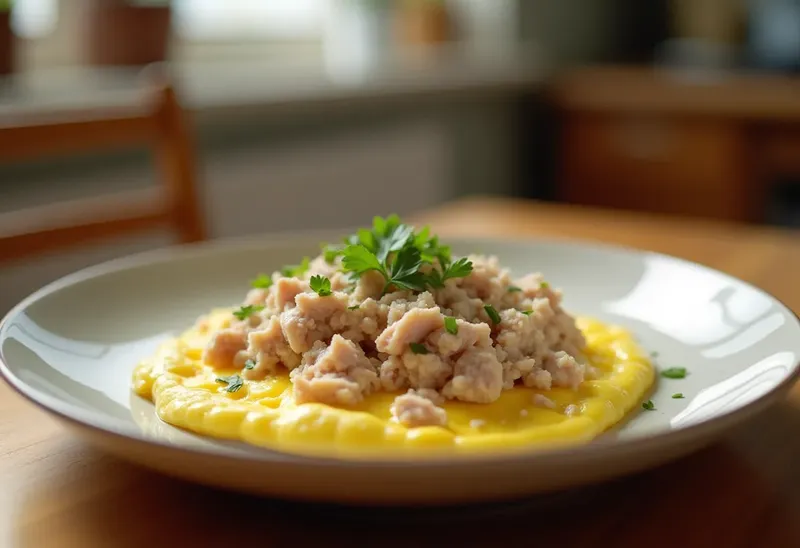 Délicieux blanc d'œuf au thon : recette saine et rapide