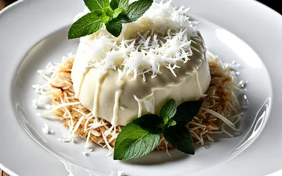 Photo de Blanc-Manger Coco Crémeux : Recette Facile et Exotique