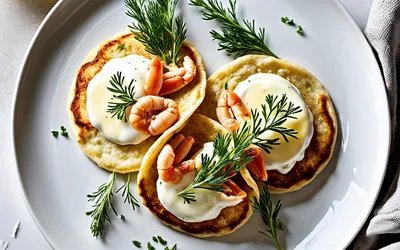 Recette facile et gourmande de blinis au crabe frais faits maison