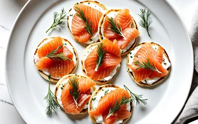Recette facile et rapide de blinis au saumon fumé maison