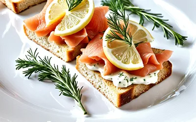 Recette facile de canapés au saumon fumé et mascarpone pour apéritif