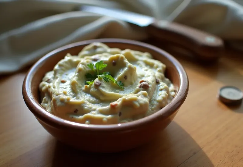 Délicieux Caviar d'Aubergine aux Anchois pour Apéritif