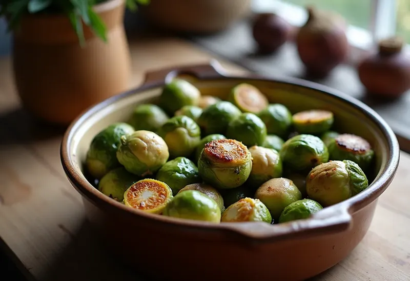 Délicieux Choux de Bruxelles aux Châtaignes en Cocotte