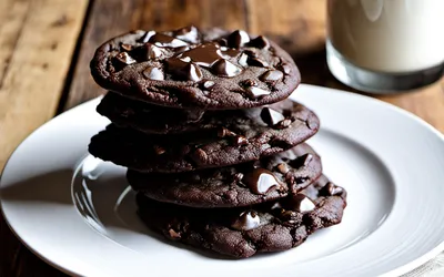 Recette facile de cookies au chocolat fondant pour une personne