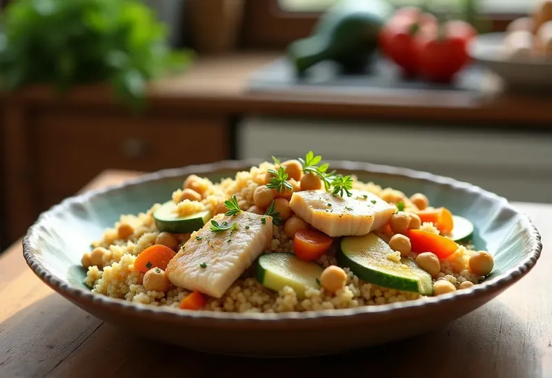 Délicieux Couscous de Poissons aux Saveurs Méditerranéennes