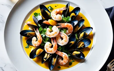 Recette facile de crustacés au safran, plat raffiné aux fruits de mer