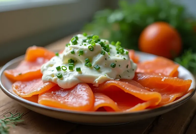 Délicieux Cumulet de Saumon Fumé aux Fines Herbes Fraîches