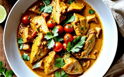 Recette facile de curry de congre savoureux et épicé