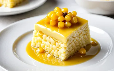 Recette facile de dessert chinois au maïs doux et lait de coco
