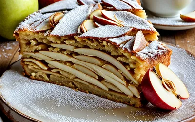 Recette facile et rapide de gâteau aux pommes fondant de Célia