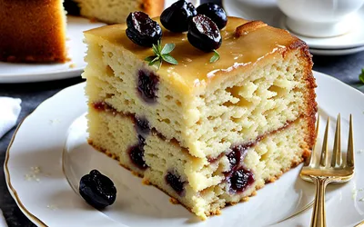 Recette facile de gâteau de semoule au raisin muscat fondant et gourmand