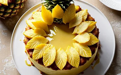 Recette facile et rapide de gâteau moelleux à l'ananas frais