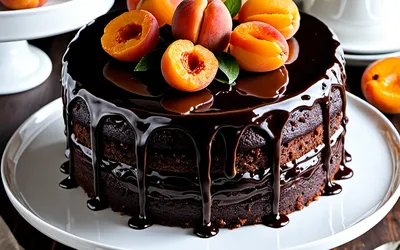 Recette facile et gourmande de gâteau moelleux au chocolat et abricots confits