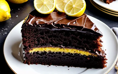 Recette facile de gâteau moelleux au chocolat et citron frais