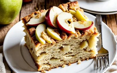 Recette facile de gâteau moelleux aux pommes fait maison