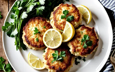 Gâteaux de Crabe à la Sauce Moutarde - Recette Américaine Facile et Savoureuse
