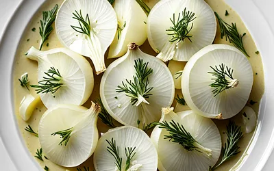 Recette facile d’oignons blancs à la crème façon polonaise