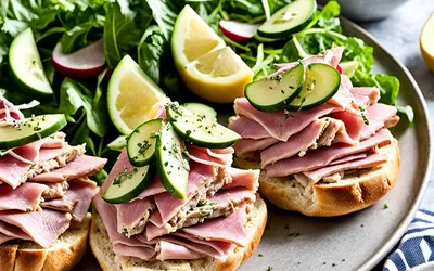 Recette facile de pains-surprises au jambon et thon pour apéritif gourmand