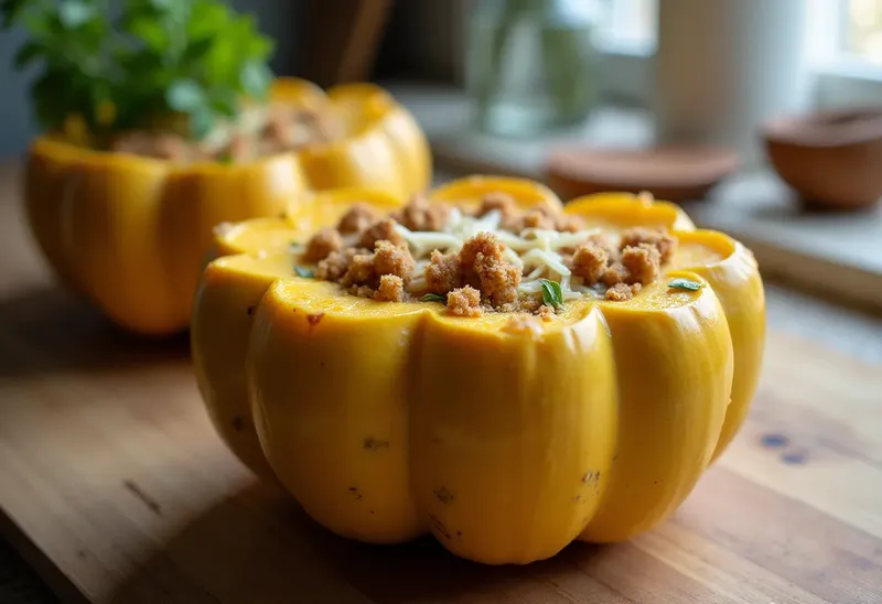 Délicieux Pâtisson Farci à la Méditerranéenne