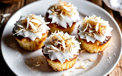 Recette facile de petits gâteaux moelleux à la noix de coco