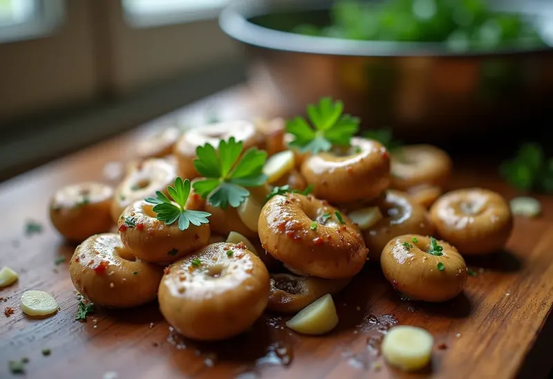 Délicieux Pleurotes Sautés à l'Ail et Persil