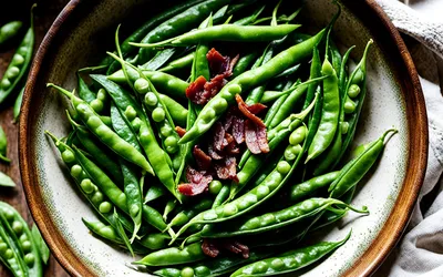 Recette facile de pois mange-tout à la paysanne, plat savoureux et rapide