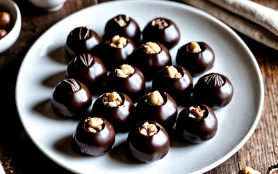 Recette facile de rochers au chocolat noir et noisettes croquantes