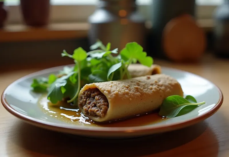 Délicieux Rouleaux de Foies de Volaille à l'Oseille Fraîche