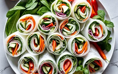Rouleaux de riz frais à la tomate : recette légère et savoureuse