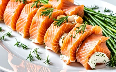 Rouleaux de saumon fumé surprise : recette facile et rapide pour apéritif