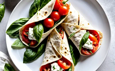 Recette facile et rapide de roulés à la tomate frais pour apéritif