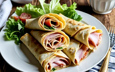 Recette facile de roulés de crêpes garnis, un encas gourmand rapide