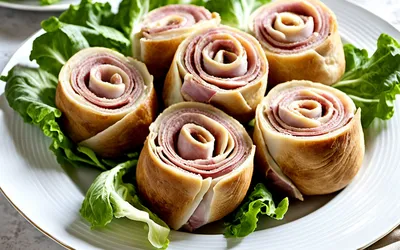 Roulés de jambon cru au fromage fondant : recette facile et rapide