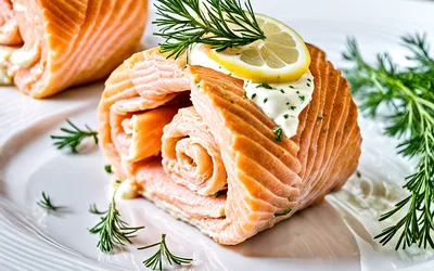 Roulés de saumon frais à la mousse légère - Recette facile et rapide