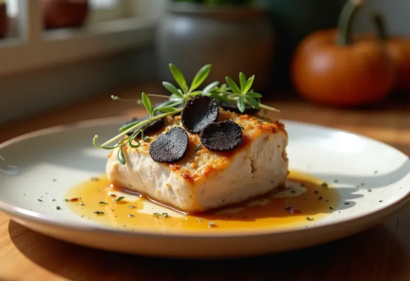 Dinde Farcie aux Truffes : Recette Gourmande et Raffinée pour 1 Personne