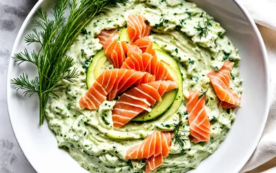Dip crémeux au saumon fumé et avocat frais - Recette facile et rapide