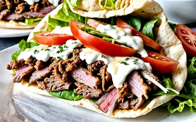 Recette facile de donair maison savoureux pour une personne