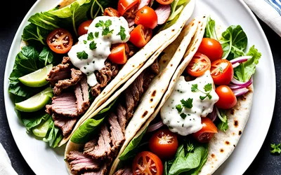 Recette facile de donair maison savoureux - sandwich pita rapide