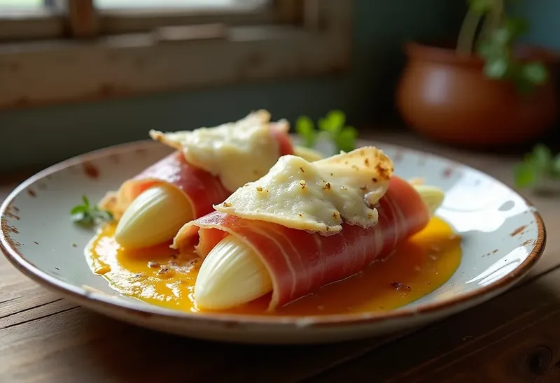 Endives au jambon cru et reblochon fondant : recette gourmande et facile