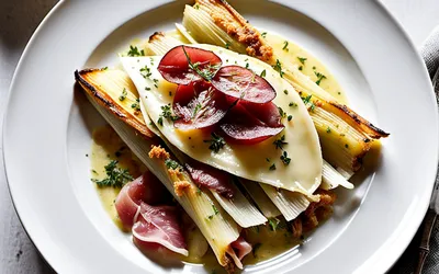 Endives gratinées au maroilles et jambon - recette gourmande et facile