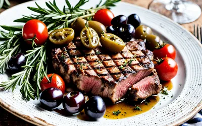 Recette d'entrecôte grillée à la niçoise facile et savoureuse