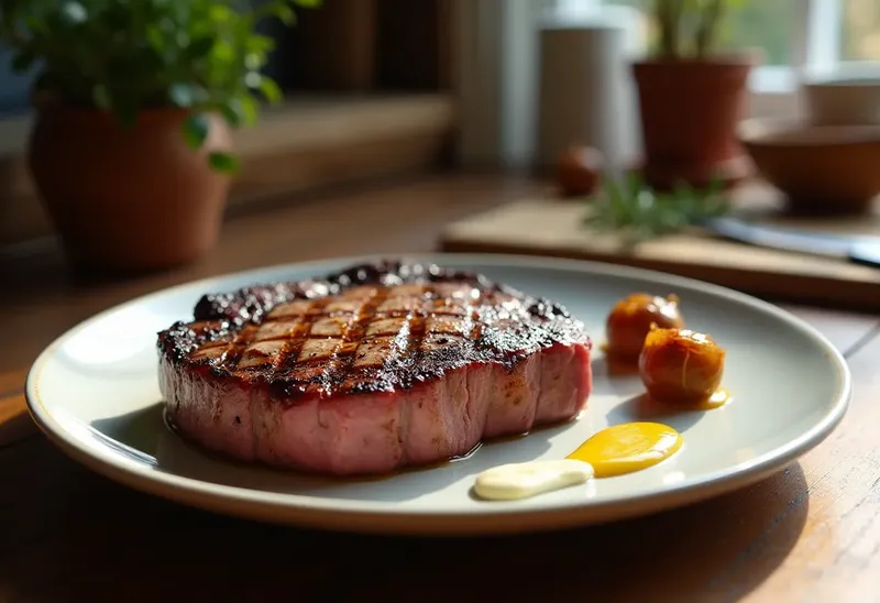 Entrecôte Moutardée à la Poêle : Recette Savoureuse et Facile
