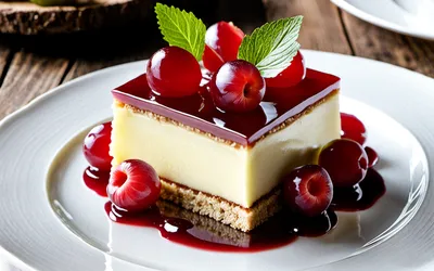 Recette facile d'entremets à la gelée de groseilles, dessert fruité et léger