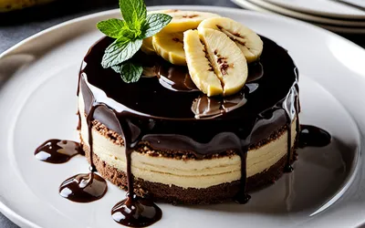 Entremets gourmand au chocolat et banane : recette facile et rapide
