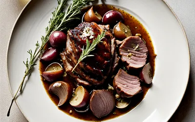 Épaule de veau mijotée aux coings fondants : recette facile et savoureuse