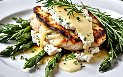 Recette facile d'escalope de poulet au fromage de chèvre fondant