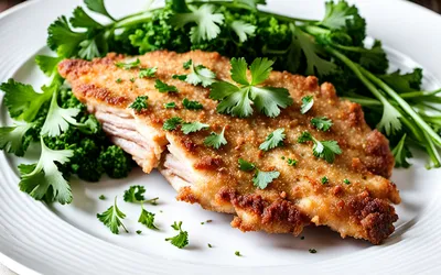Recette facile d'escalopes allemandes croustillantes à la bière et aux herbes