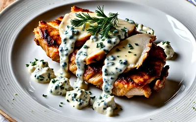 Escalopes de dinde à la sauce roquefort : recette facile et gourmande